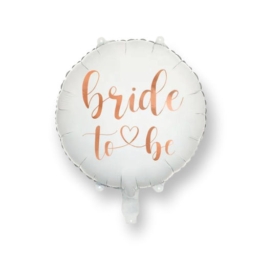 Picture of FOIL BALLOON BRIDE TO BE 45CM, WHITE